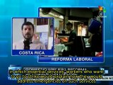 Costa Rican president lifts veto on labor legislation reform
