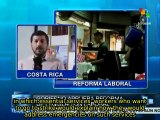 Costa Rican president lifts veto on labor legislation reform