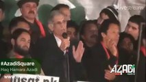 Watch CM KPK Pervaiz Khattak Speech at Azadi Dharna Islamabad - 13th Dec 2014
