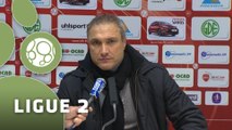 Conférence de presse Valenciennes FC - Châteauroux (1-0) : Bernard  CASONI (VAFC) - Pascal GASTIEN (LBC) - 2014/2015