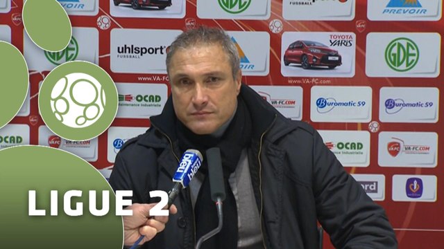 Conférence de presse Valenciennes FC - Châteauroux (1-0) : Bernard CASONI (VAFC) - Pascal GASTIEN (LBC) - 2014/2015