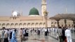 out side view of masjid e nabvi & Roza e Rasool