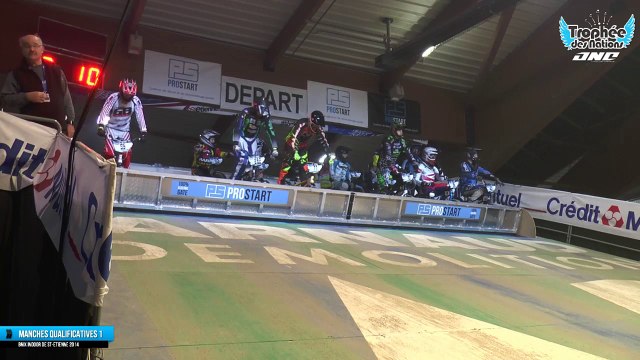Replay manches 1 suite Trophée des Nations 19ème BMX Indoor de St-Etienne 2014 (REPLAY)