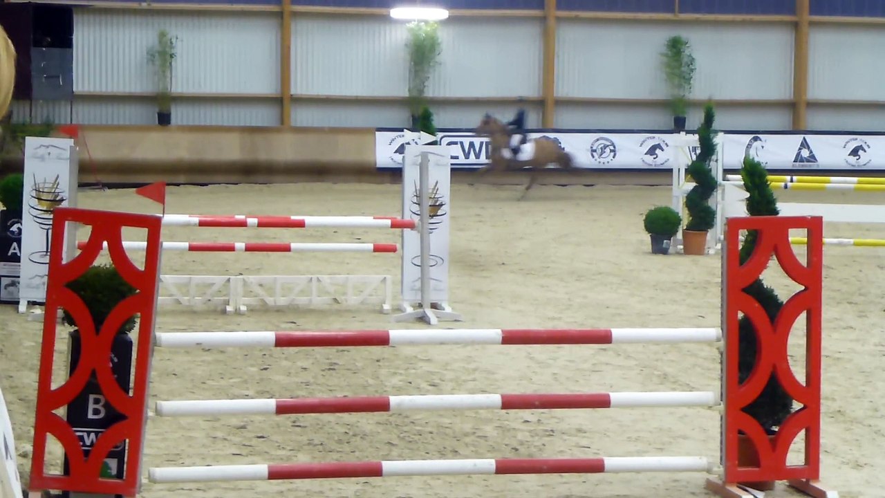 Nanette de la serre et Iris en poney elite à Macon Indoor