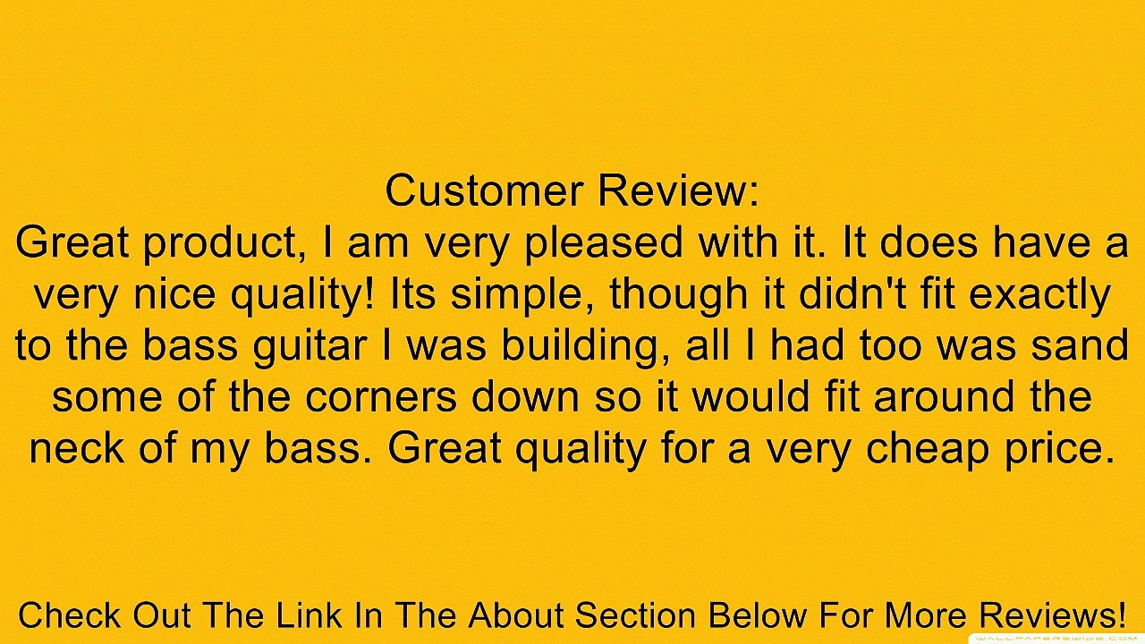 Loaded P-bass Faux White Tortoise Shell Pickguard W/pickup KIT Pb Bass Scratch Plate Body Project Review