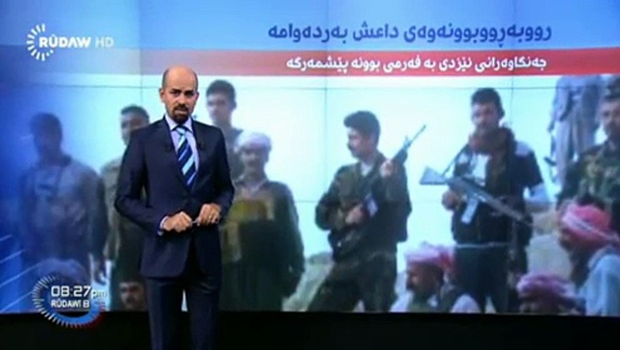 Cengawerên Êzidiyan ên li Çiyayê Şingalê êdî bi fermî Pêşmerge ne.13ê 12a 2014an.