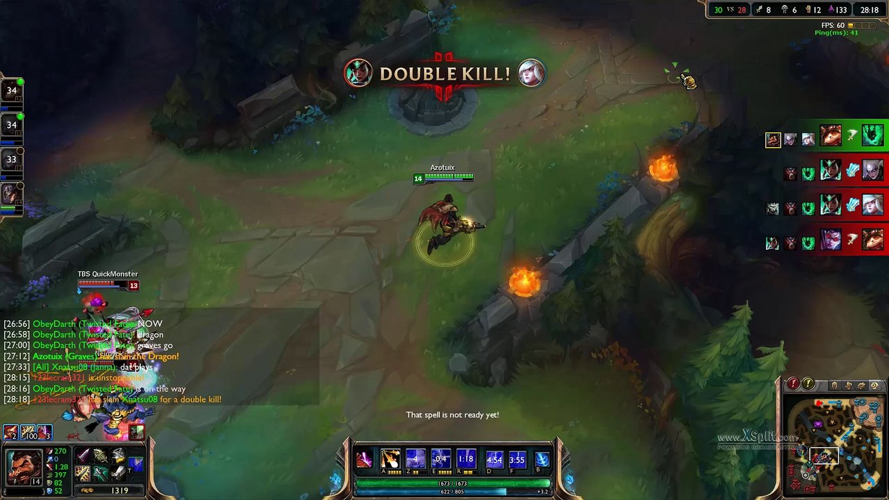 Triple Kill Lol no brain