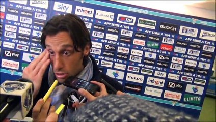 LAZIO-ATALANTA: Stefano Mauri in zona mista