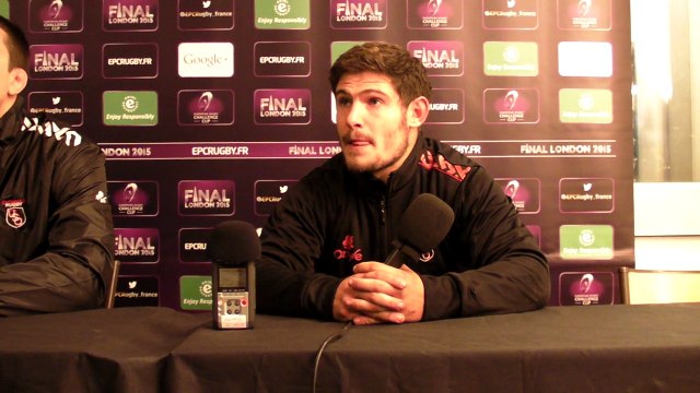 Rugby Challenge Cup - Fabien Cibray après Oyonnax - Brive