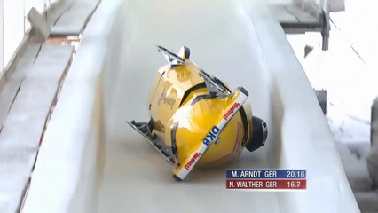 Crash of Nico Walther's team in Lake Placid