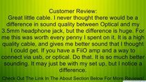 FiiO L12 mini 3.5mm Plug Optical to Optical Cable (2.7ft) Review