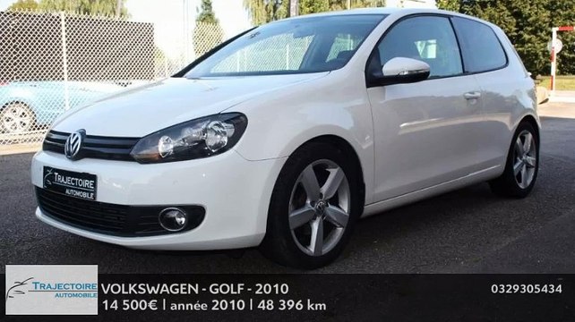 Annonce Occasion VOLKSWAGEN Golf 1.6 TDI105 FAP Confortline 3p 2010