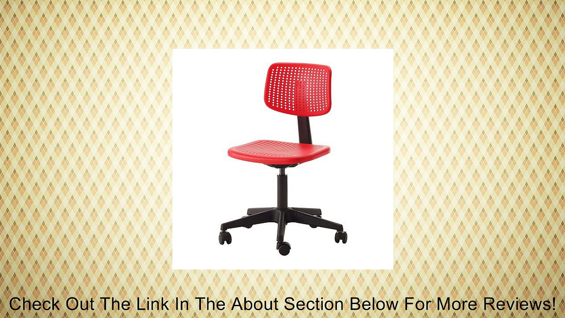 Ikea alrik swivel chair red sale