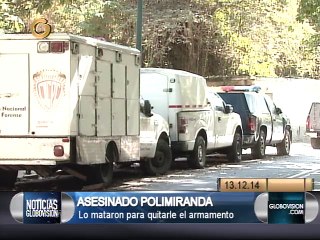 Asesinan a Polimiranda para robarle su arma de reglamento