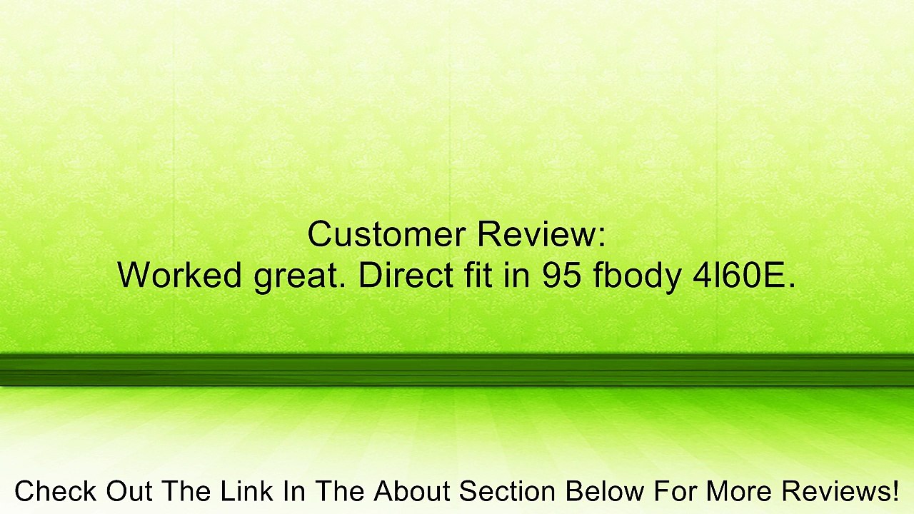 4L60E 4L65E 13 Vane Pump Kit GM Isuzu Review