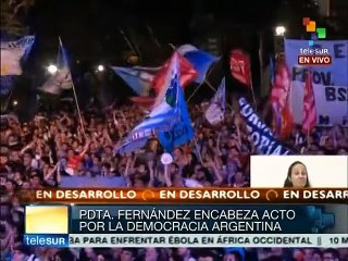 Con el amor a la patria el pueblo es invencible: Cristina Fernández