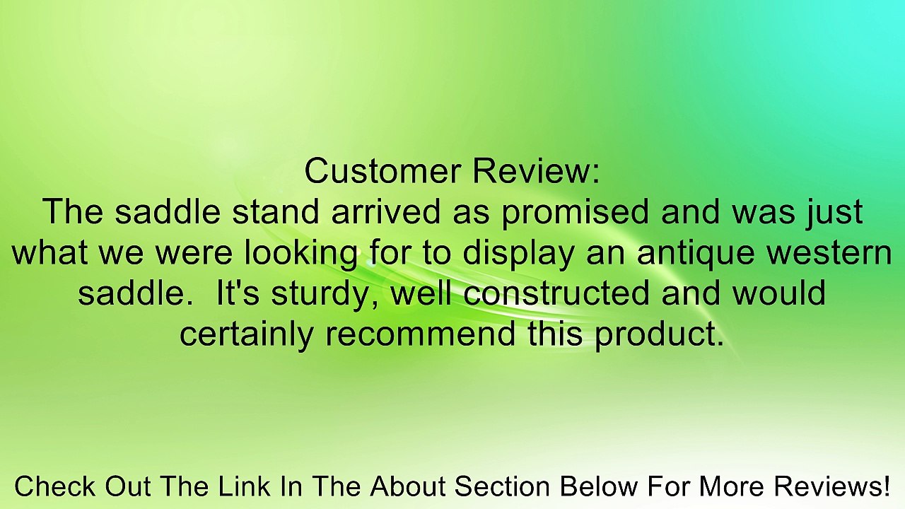 Folding Saddle Stand Review
