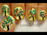 Apple Trees Nail Art - Cute nail designs Video - Cute nail art tutorial