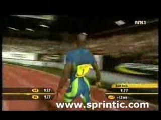 Asafa Powell - 9.77sec. 100m WR, 3rd