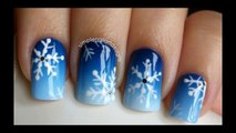 Snowflake Nail Art Tutorial - snow nails snowflake nail art snowflake nail designs how to draw snowflake