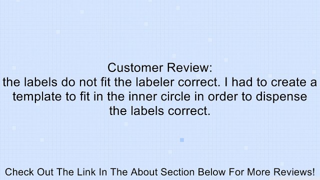 White Removable Labels to fit Motex MX5500 Price Guns 16 pack (Free ink roll included) Review