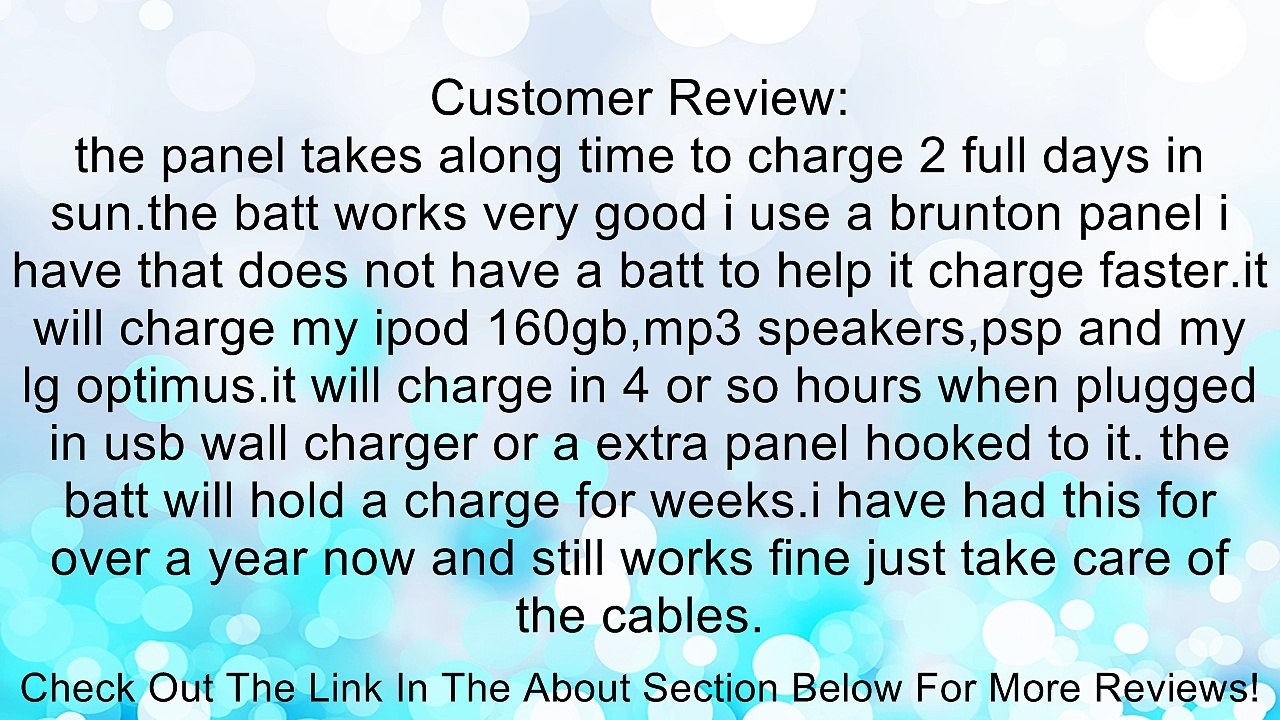 Solio Mono-a Universal Solar Battery Charger - Get 2 Chargers in this Kit! Review