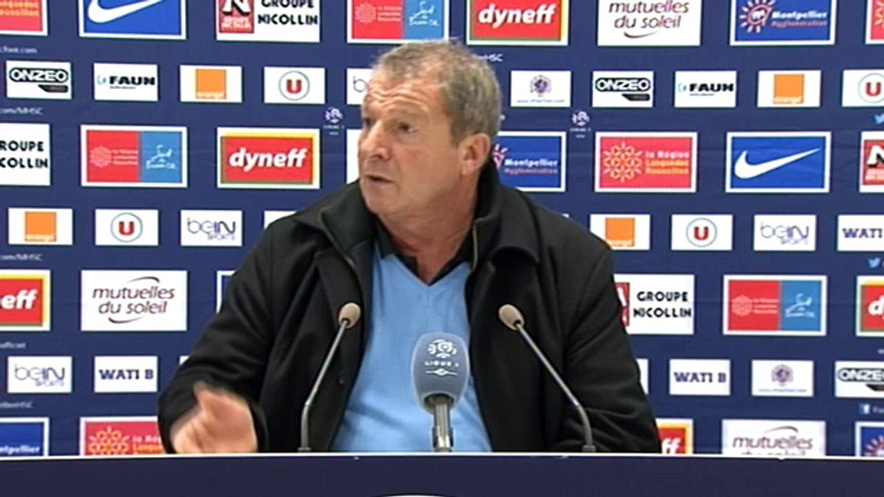 Rolland Courbis après MHSC 3-3 RC Lens (18ème journée L1)
