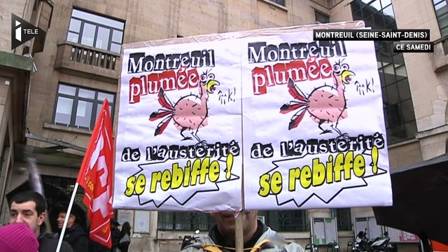 Les maires plumés manifestent contre l'austérité