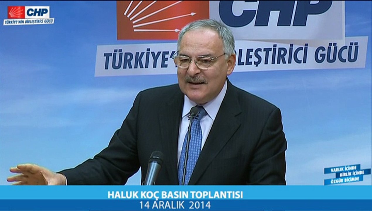 PROF.DR. HALUK KOÇ BASIN TOPLANTISI 14/12/2014