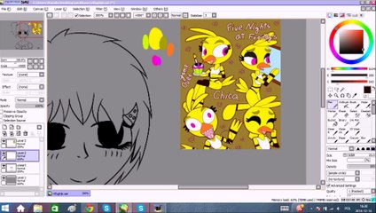 SpeedArt #4 Chica Fnaf 2