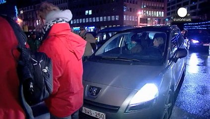 Belçika'da hayat durdu