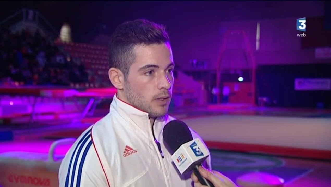 Gymnastique : interview de Jim Zona à Dijon (13/12/2014)