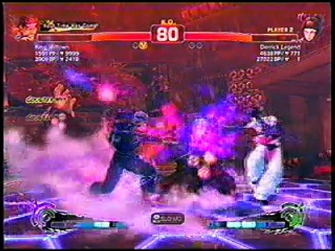 Super SF 4 AE (Evil Ryu) King Miltown vs Derrick Legend (A+Rank Juri)