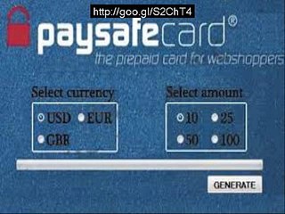 PaySafeCard Code Generator ¤ Keygen Crack + Torrent FREE DOWNLOAD