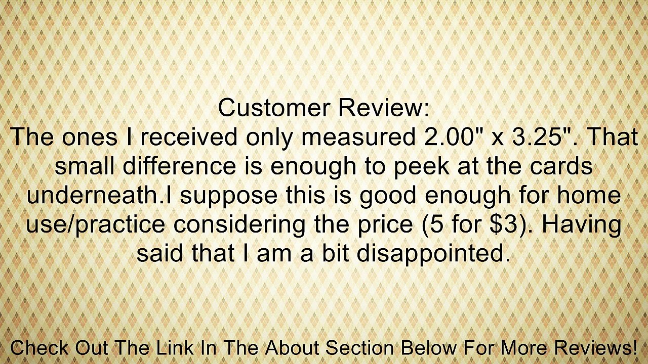 Brybelly Bridge Size Cut Cards-Pack of 5, Assorted Color Review