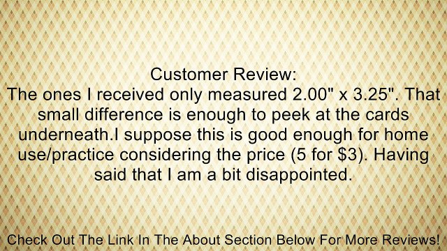 Brybelly Bridge Size Cut Cards-Pack of 5, Assorted Color Review