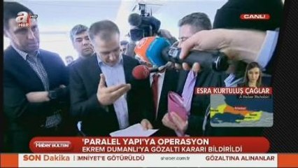 Zaman Gazetesi'ne Operasyon ve Ekrem Dumanlı'nın Gözaltına Alınması Canlı Yayında