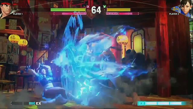 Street Fighter V - Gameplay esteso Ryu Vs. Chun Li