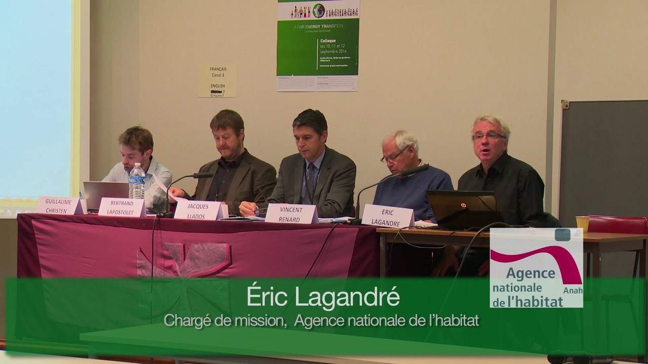 1/01 Éric Lagandré - Dépenses d’énergie dans le logement et logiques de marché