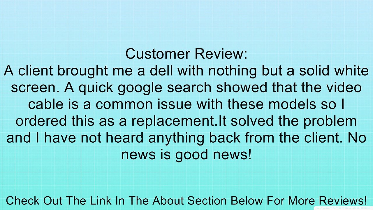 Original Dell Inspiron M5030 N5030 15.6" LCD Video Data Cable 42cw8 Tested Review