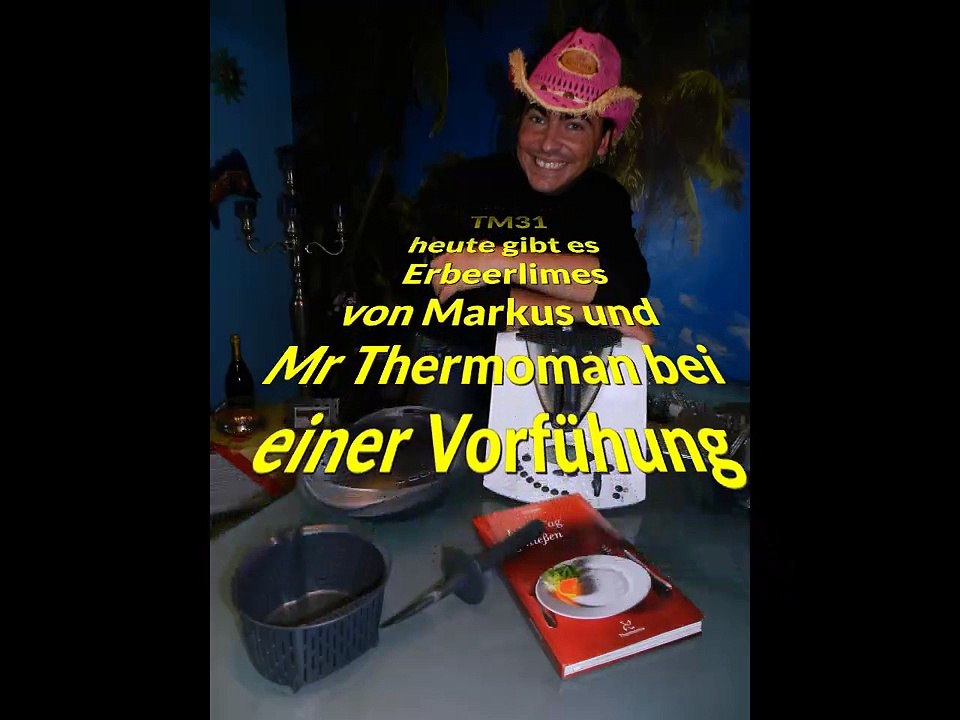 Thermomix TM 31 Mr Thermomen Matthias und Markus machen Erdbeerlimes
