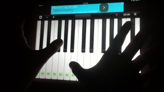 Five Nights At Freddys song on piano!!