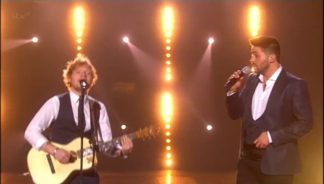 Ed Sheeran with Ben Haenow - Thinking Out Loud 13/12/14