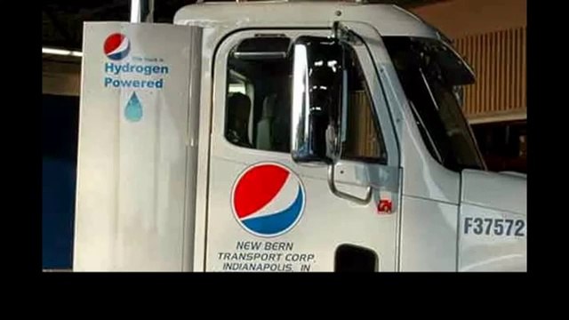 PEPSI TRUCKS REDUCING EMISSIONS USING HYDROGEN