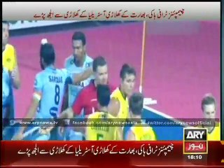 Indian hockey players lose temperament, scuffle with Australian team
