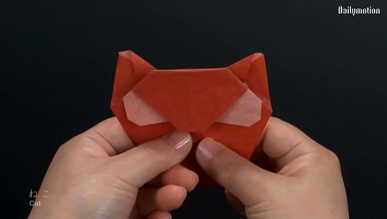 Origami for beginner #9 - Cat