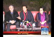 Imran Khan Press Conference In Bani Gala  14th December 2014  Video