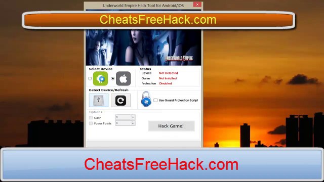 Underworld Empire Cash Favor Points Hack Cheat Free Download 2014