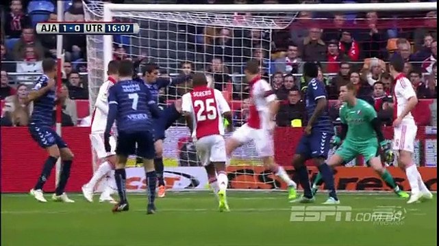Ajax 3 - 1 FC Utrecht All Goals and Full Highlights 14/12/2014 - Eredivisie
