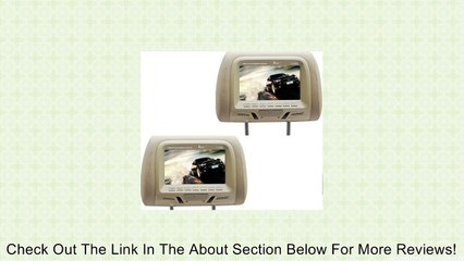 Tview T726PL-TN 7-Inch Car Headrest Monitor (Beige) Review